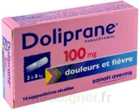 Doliprane 100 Mg Suppositoires Sécables 2plq/5 (10) à BOUILLARGUES