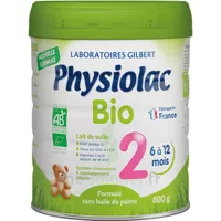 Physiolac Bio 2 Lait Pdre B/800g à BOUILLARGUES