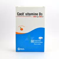 Cacit Vitamine D3 500 Mg/440 Ui, Comprimé à Sucer Ou à Croquer à BOUILLARGUES